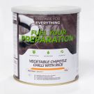 Emergency Food Chili Végétarienne aux Légumes avec Riz Boîte