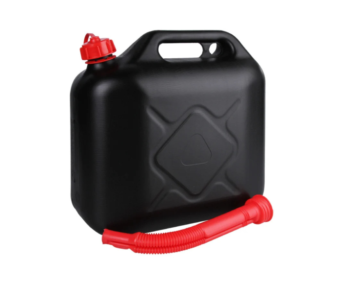 Jerrican plastique de 10 litres pour carburant main product photo
