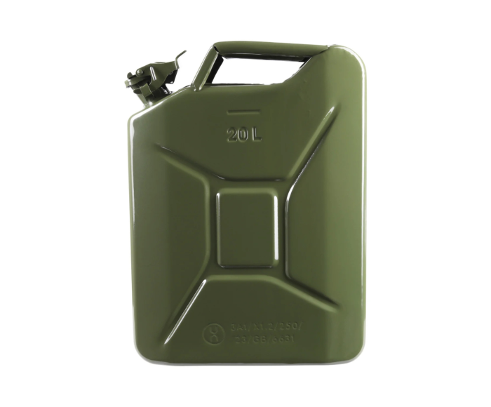 Jerrican en acier de 20 litres - vert main product photo