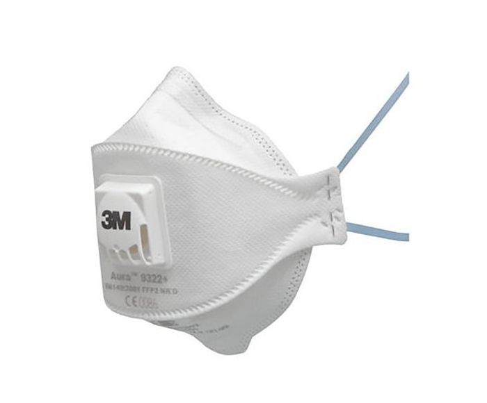 Masque facial 3M Aura 9322 FFP2 - 1 pièce individuelle main product photo