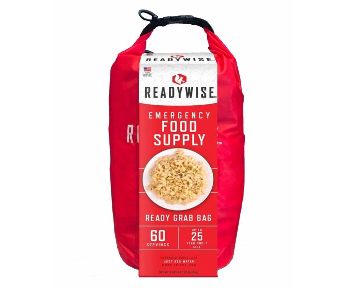 Ration de survie ReadyWise Ready Grab Bag main product photo