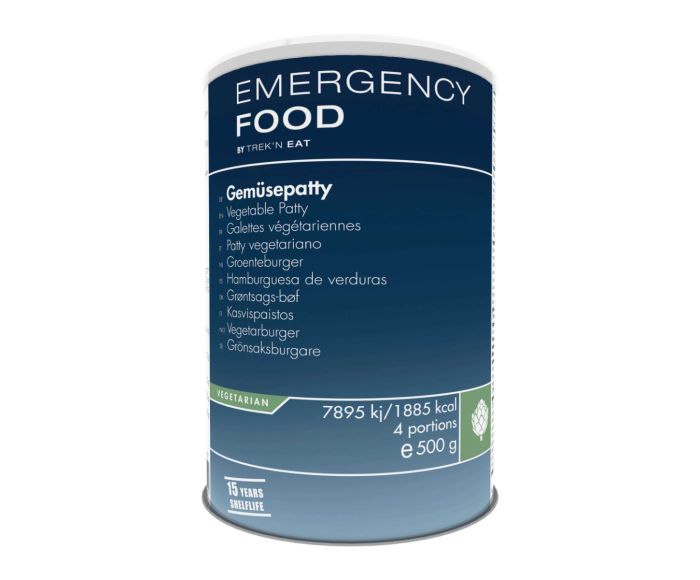 Katadyn Ration d’Urgence Hamburger Végétarien en Boîte main product photo