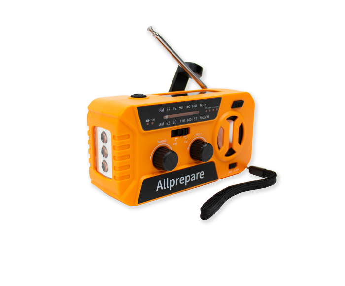 Allprepare radio d’urgence à piles main product photo