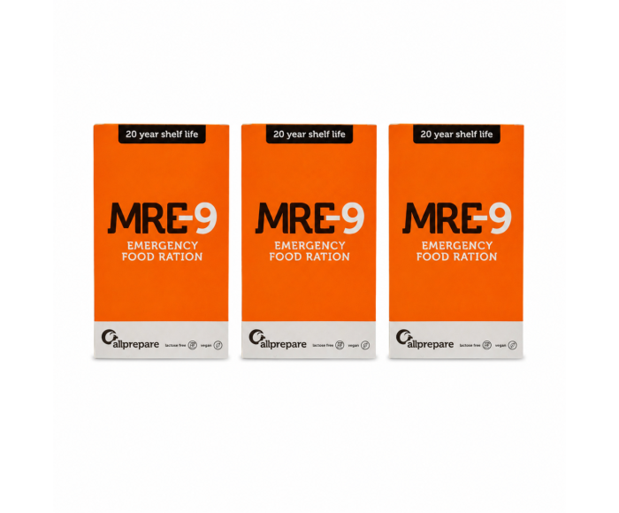 Ration d'urgence MRE-9 pour 72 heures