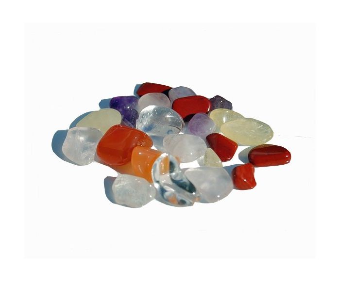 Ensemble de pierres précieuses et minérales main product photo