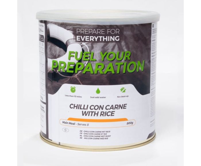 Emergency Food chili con carne avec riz