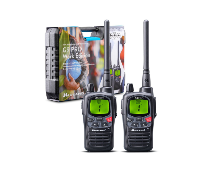 Midland G9 Pro Work Edition PMR446 (lot de 2)