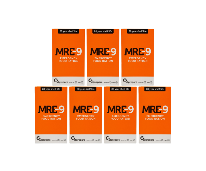 Ration d'urgence MRE-9 pour 7 Jours main product photo