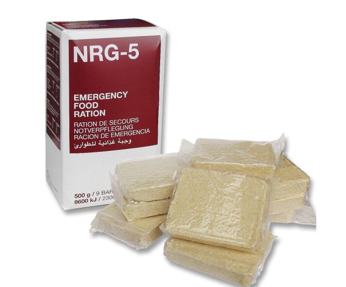 Ensemble de rations de survie NRG 5 main product photo