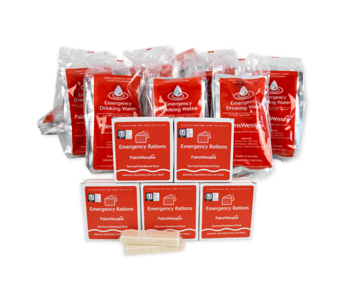 Rations d'urgence Pains Wessex pour 5 jours (nourriture et eau) main product photo