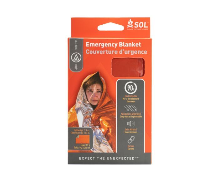 Couverture de survie thermique main product photo