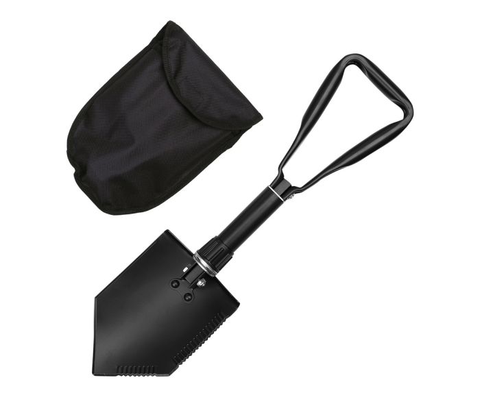 Pelle de survie trifold noire main product photo