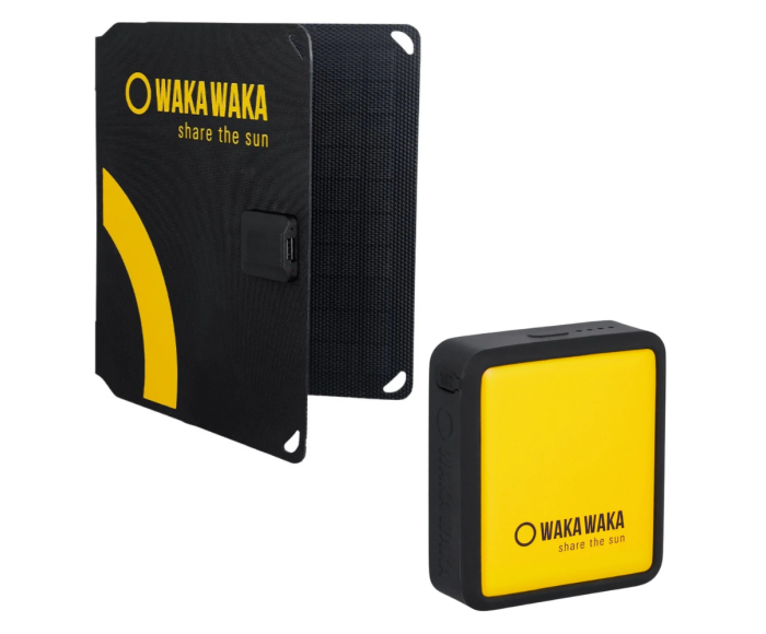WakaWaka Solar 10 + Power 10 - kit d'énergie solaire portable main product photo
