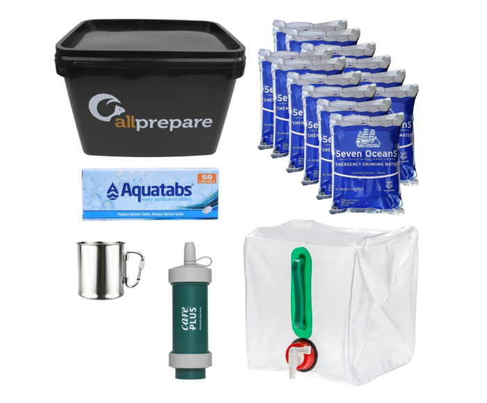 Kit d'urgence pour l'eau main product photo