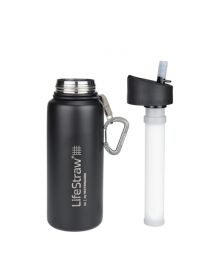 LifeStraw Go Acier Inoxydable Noir