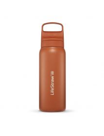 LifeStraw Go 2.0 Stainless Steel Bottle - 1L Orange