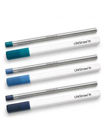 LifeStraw Sip paille en acier inoxydable avec étui de rangement (lot de 3)