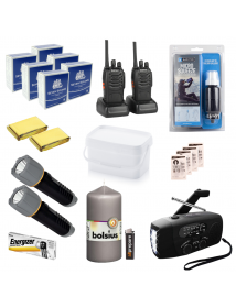 Kit d'urgence panne de courant 3 jours 2 personnes