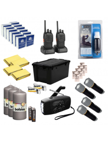 Kit d'urgence panne de courant 3 jours 4 personnes