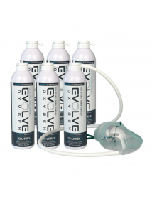 Evolve Oxygen 6x 22L + masque à oxygène