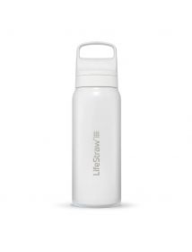 LifeStraw Go 2.0 Stainless Steel Bottle - 1L Blanc