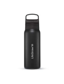 LifeStraw Go 2.0 Stainless Steel Bottle - 1L Noir LifeStraw Go 2.0 Stainless Steel Bottle - 1L Noir