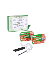 Kit d'allumage de feu - comprenant du coton et des allume-feu Kit d'allumage de feu - comprenant du coton et des allume-feu