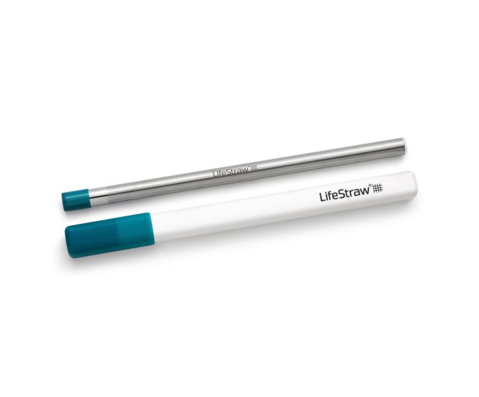 LifeStraw Sip paille réutilisable en acier inoxydable avec étui de rangement main product photo