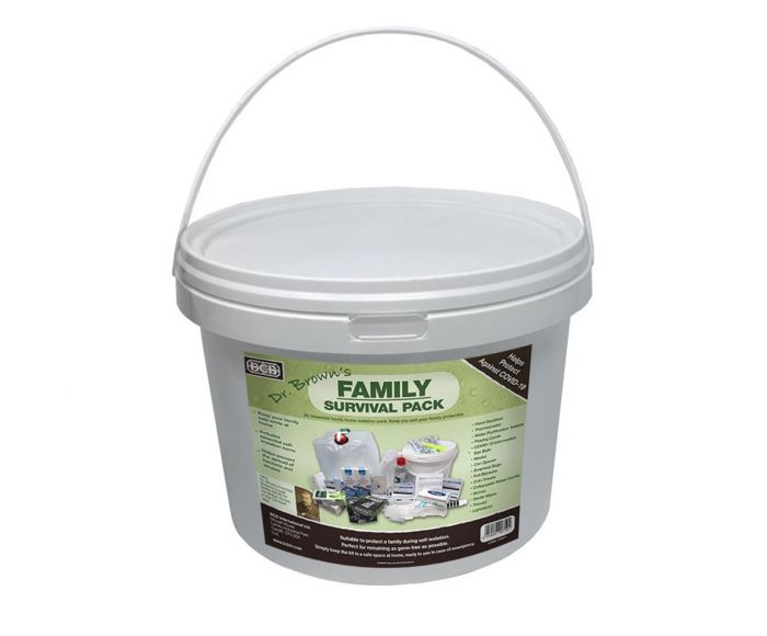 Kit de survie familial pour l'isolement à domicile main product photo