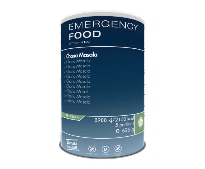 Katadyn Ration d’Urgence Masala Végétarien aux Pois Chiches en Boîte