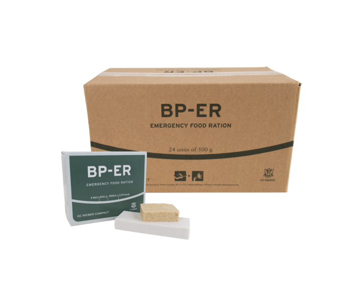  24 jours de provisions de secours BP-ER 500 