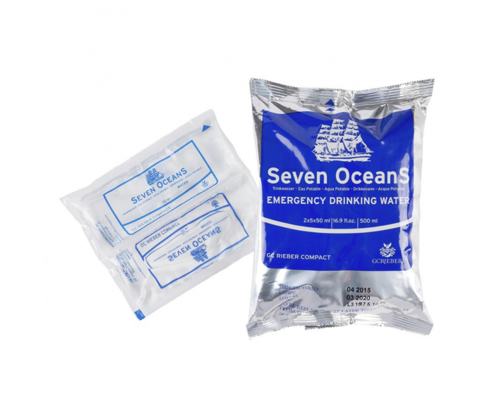 Ration d'eau potable Seven Oceans 500 mL main product photo