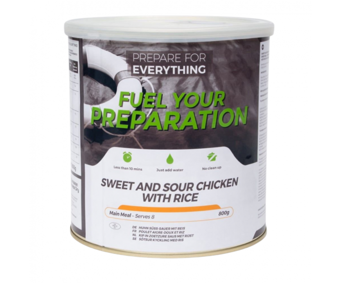 Poulet aigre-doux avec riz de Fuel Your Preparation main product photo