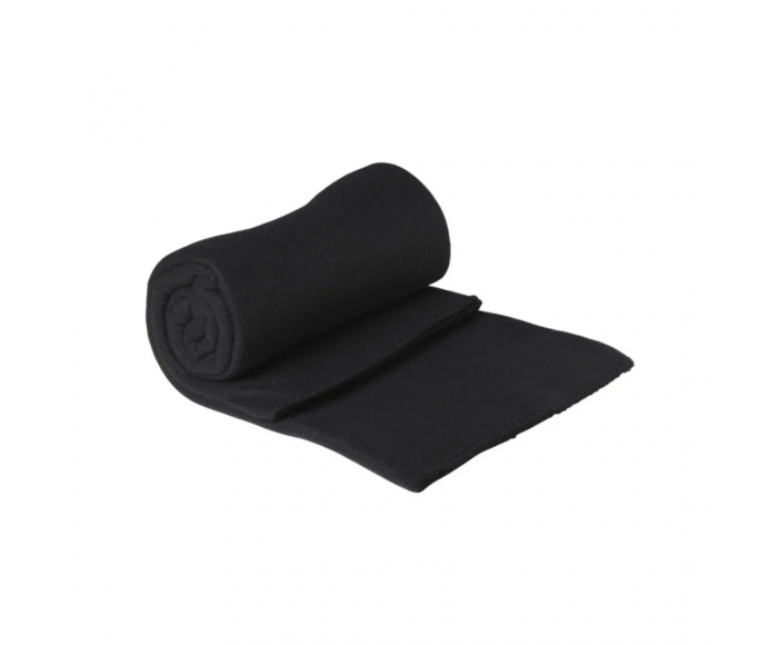 Couverture polaire noire main product photo