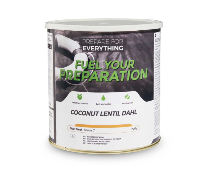 Emergency Food lentilles dahl à la noix de coco