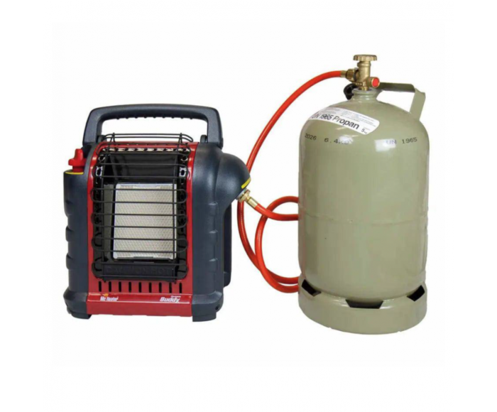 Adaptateur Tuyau à Gaz Acier Inoxydable 1 à 20 Lbs - Pour Buddy Heater, Barbecue Camping - Longueur 5 Pieds (152 Cm)