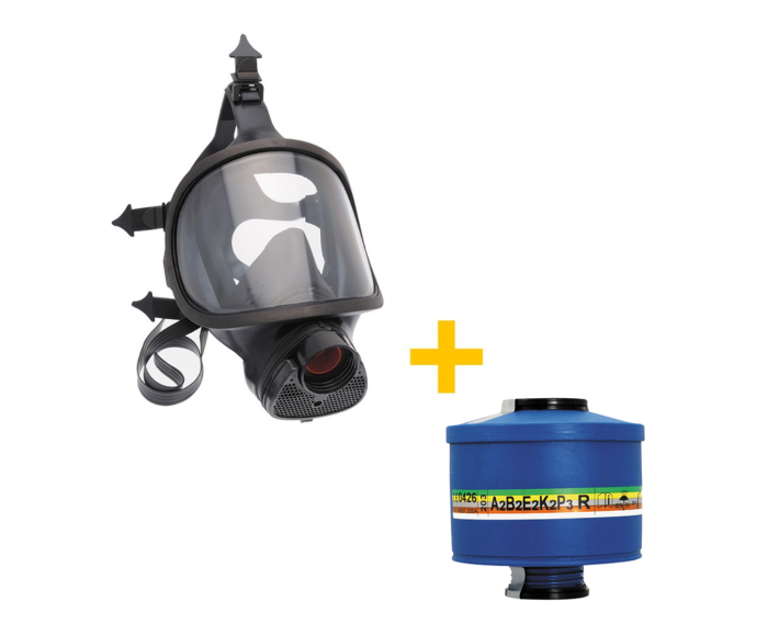 Spasciani TR82 masque facial complet + filtre combiné