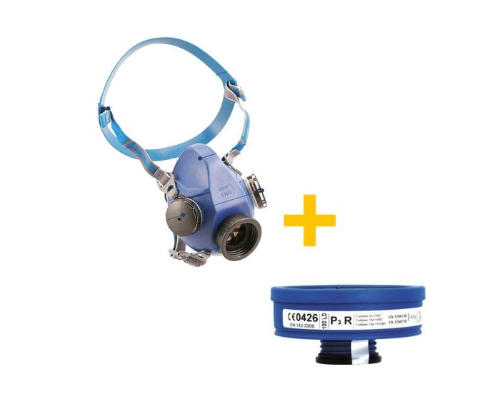 Spasciani ST85 demi-masque + filtre à particules LD-P3 R