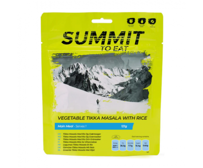 Tikka masala aux légumes et riz - Summit To Eat