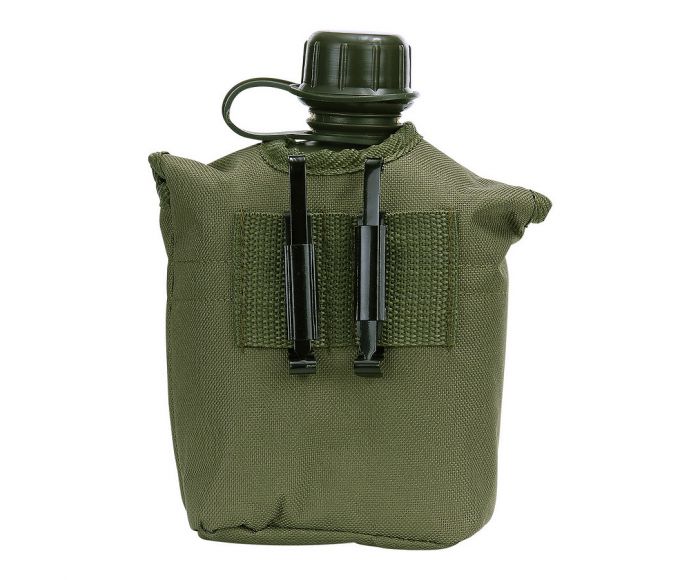 Bouteille de terrain verte