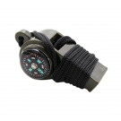 Sifflet de survie avec boussole et thermomètre